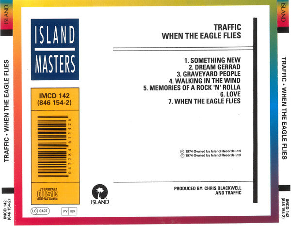 Traffic - When the Eagle Flies (Rare French CD) Mint