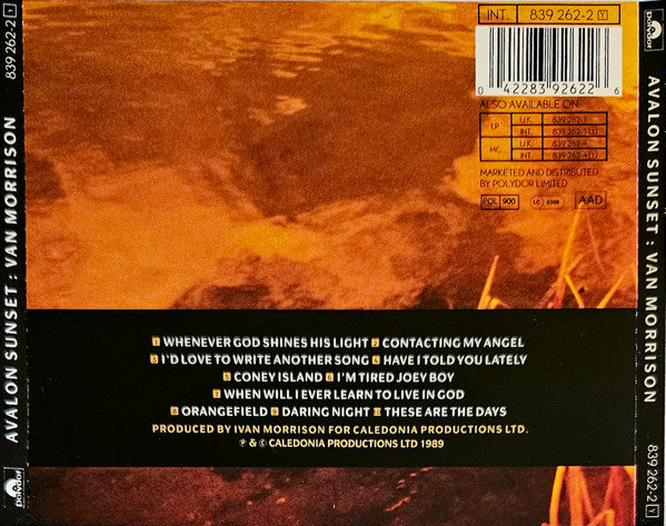 Van Morrison - Avalon Sunset (1999 CD) Mint