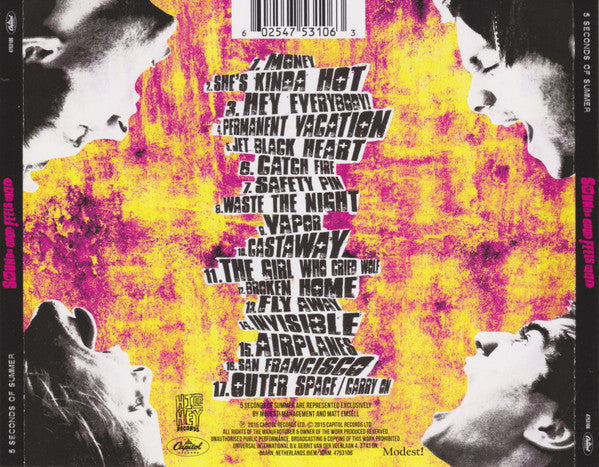 5 Seconds of Summer - Sounds Good Feels Good (2015 Deluxe Edition CD) Mint
