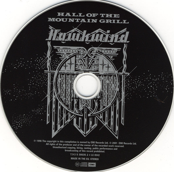 Hawkwind - Hall of the Mountain Grill (2001 CD) VG+