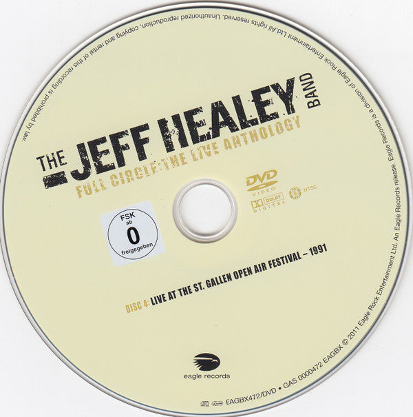 Jeff Healey Band - Full Circle: The Live Anthology (2011 5.1 DVD + 3 CD Set) NM