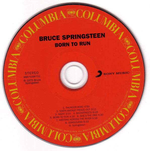 Bruce Springsteen - Born to Run (2015 Remastered CD) Mint