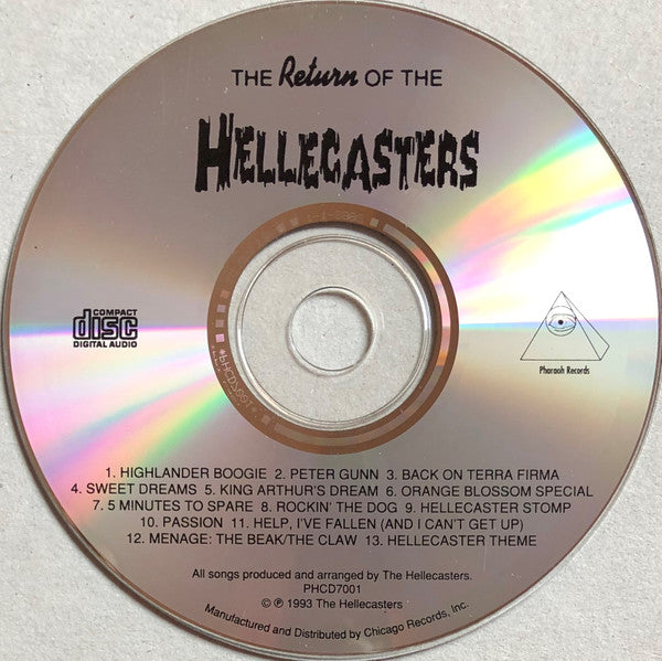 Hellecasters - The Return of the Hellecasters (Rare 1993 US only CD) Mint