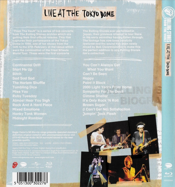 Rolling Stones - From the Vault ~ Live at the Tokyo Dome (Blu-Ray) Sealed