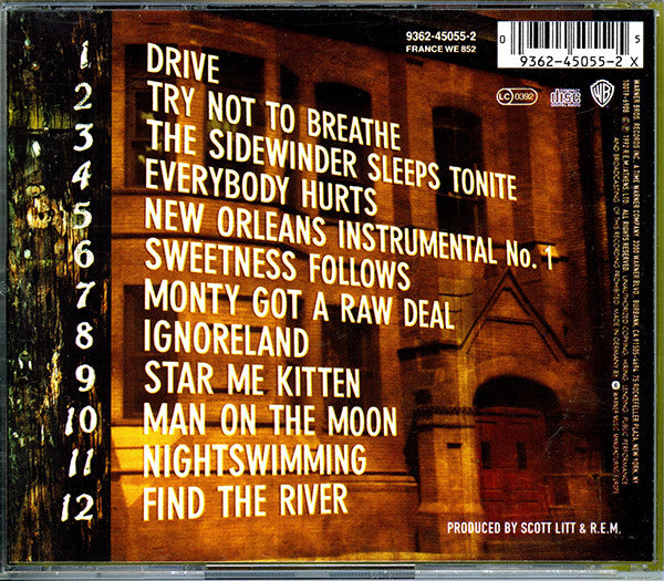 R.E.M - Automatic for the People (1992 CD) VG+