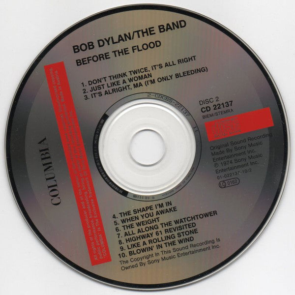 Bob Dylan / The Band - Before the Flood (1991 DCD) NM