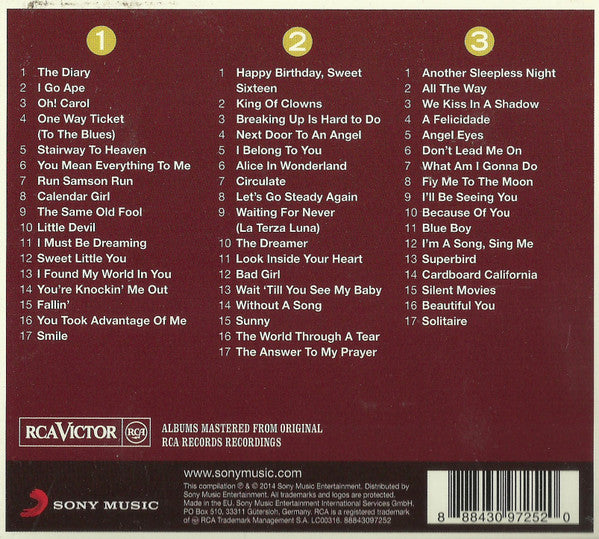 Neil Sedaka - The Real...Ultimate Collection (2014 3 CD Set) Mint
