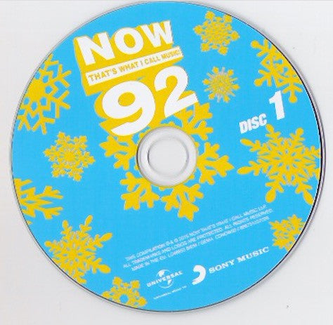 Various - Now Thats What I Call Music 92  (2015 DCD) VG+