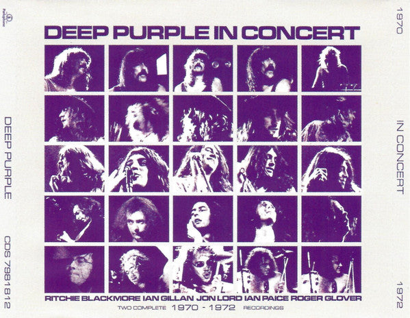 Deep Purple - In Concert (1992 DCD) VG+