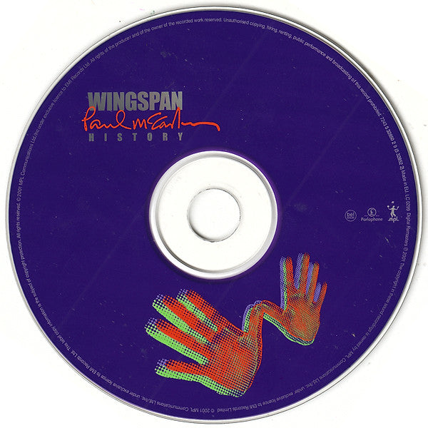 Paul McCartney - Wingspan~Hits and History (2001 Lenticular DCD) Mint