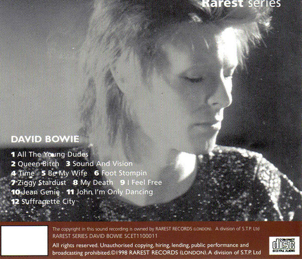 David Bowie - Rarest Series (1998 Limited Edition CD) Mint