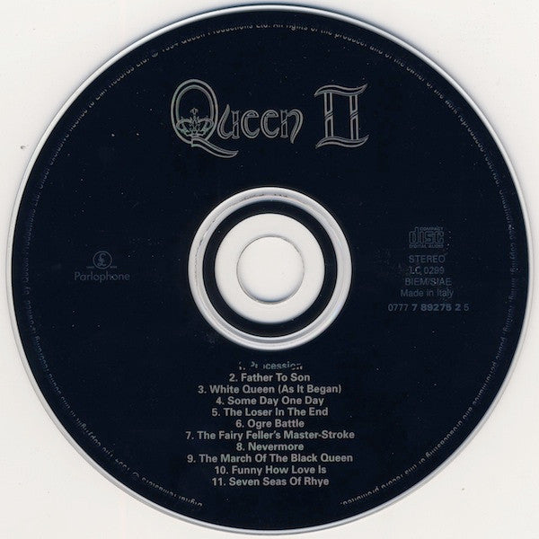 Queen - Queen II (1994 Digital Master Series CD) VG+