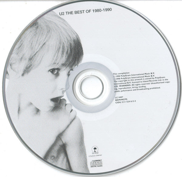 U2 - The Best of 1980-1990 (1998 CD) NM