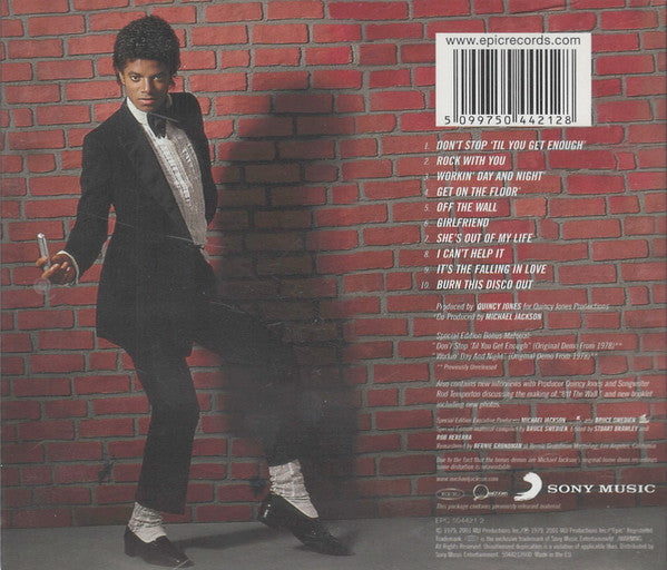 Michael Jackson - Off the Wall (Special Edition 2001 CD) NM