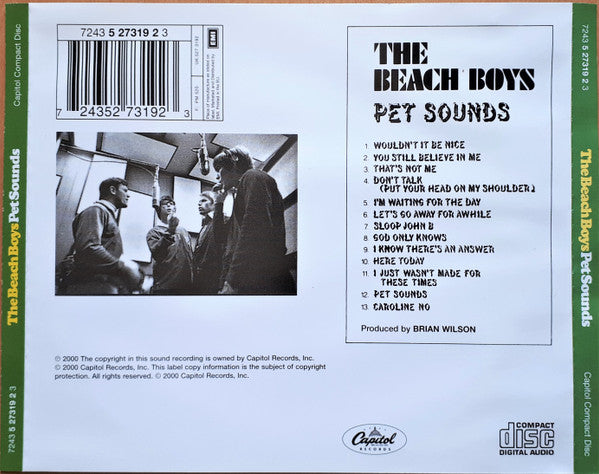 Beach Boys - Pet Sounds (2000 CD Mono) NM
