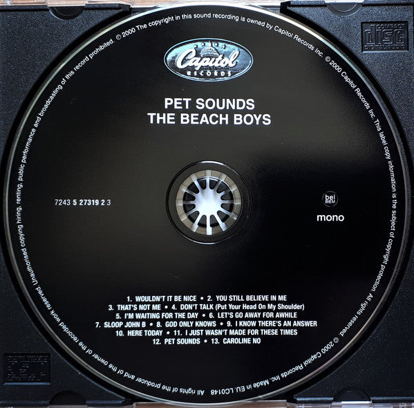 Beach Boys - Pet Sounds (2000 CD Mono) NM