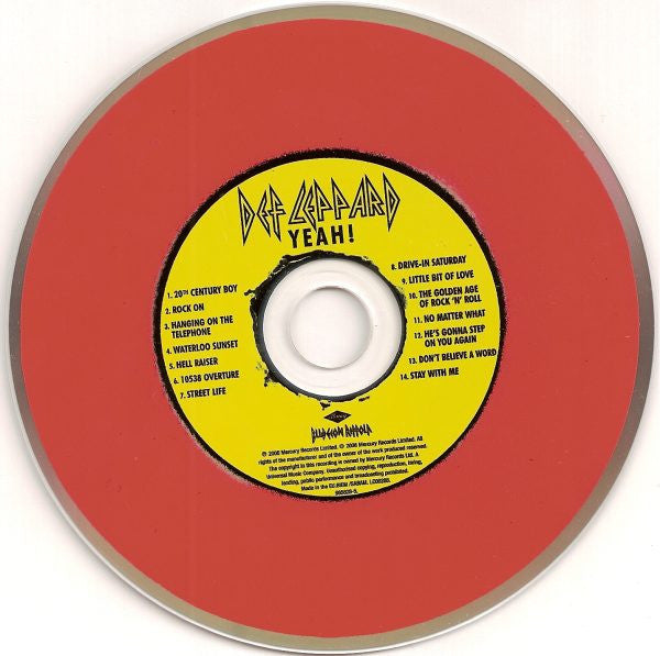 Def Leppard - Yeah! (2006 CD) NM