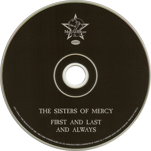 Sisters Of Mercy - First and Last and Always (2006 CD) VG+