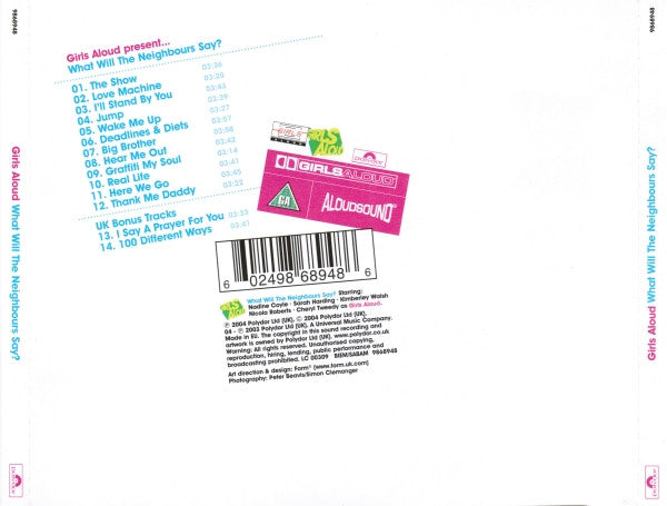 Girls Aloud - What Will the Neighbours Say (2004 CD UK Edition) NM