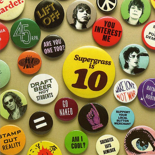 Supergrass - Supergrass is 10 ~ Best of 94-04 (2004 CD) VG+