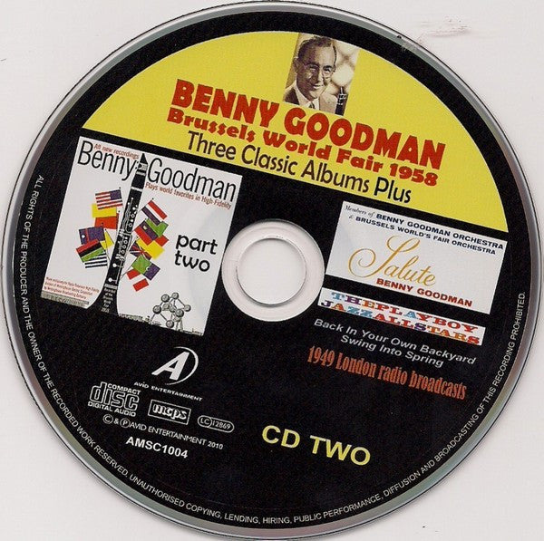 Benny Goodman - Three Classic Albums + (2010 JAZZ DCD) NM