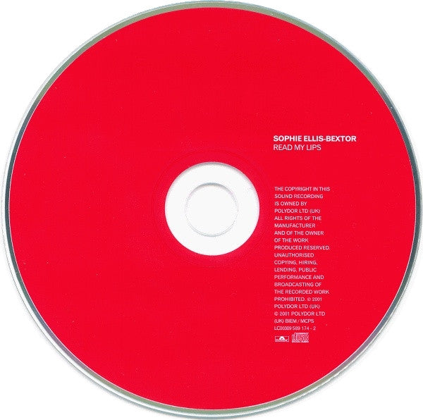 Sophie Ellis-Bextor - Read My Lips (2001 CD) VG+