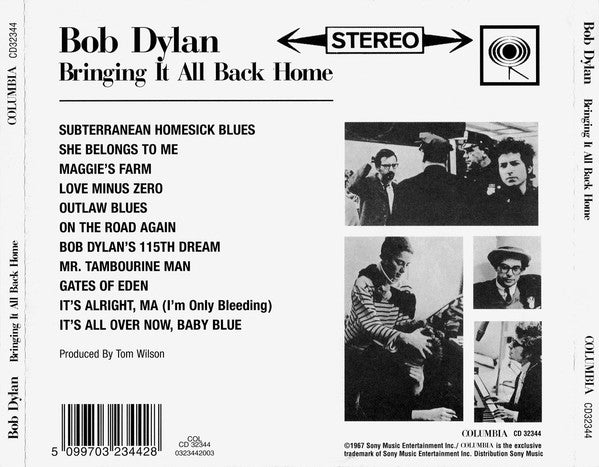 Bob Dylan - Bringing it all back Home (2000 CD) NM