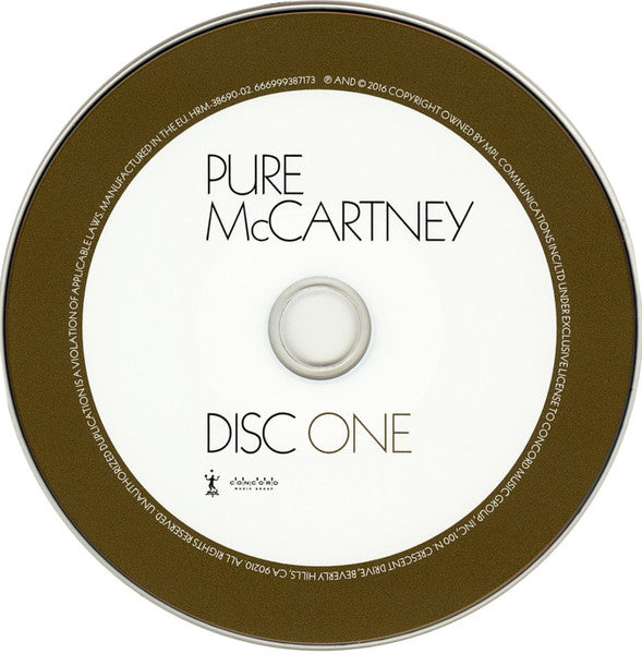 Paul McCartney - Pure McCartney (2016 DCD) Sealed