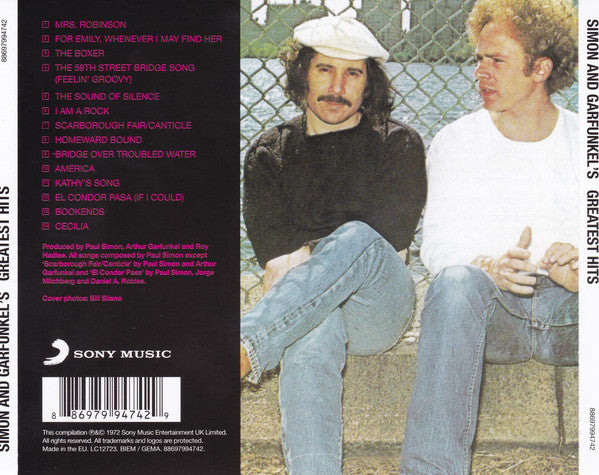 Simon and Garfunkel - Greatest Hits CD Album NM