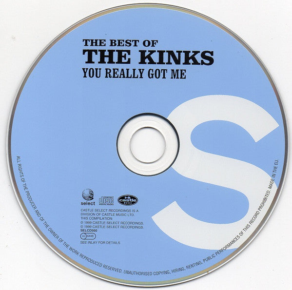 Kinks - The Best Of ~ You Really Got Me (1999 CD) NM