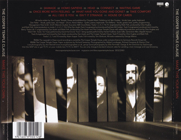 Cooper Temple Clause - Make This Your Own (2007 CD) Mint