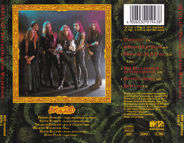 Skyclad - Tracks from the Wilderness (1992 German CD) NM