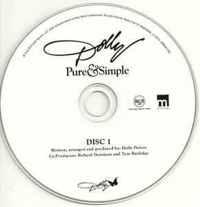 Dolly Parton - Pure & Simple (2016 2 CD Set) Sealed
