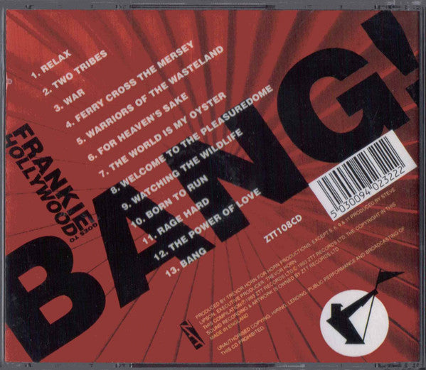 Frankie Goes to Hollywood - Bang!...The Greatest Hits (1998 CD) NM