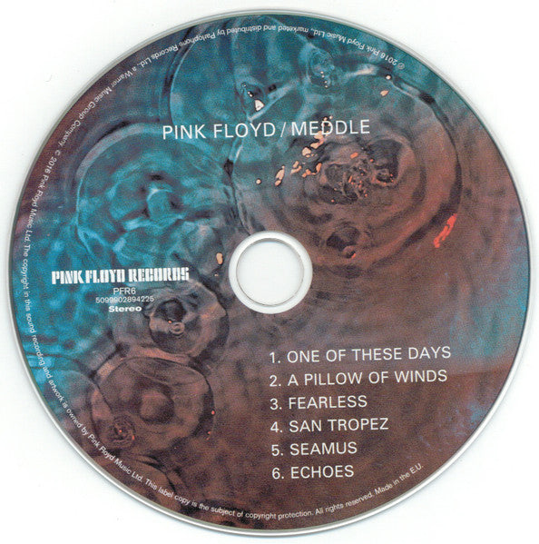 Pink Floyd - Meddle (2016 Remastered CD) NM