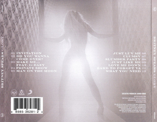 Britney Spears - Glory (2016 CD) Sealed