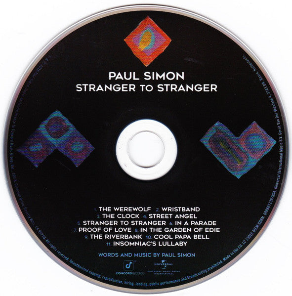 Paul Simon - Stranger to Stranger (2016 CD) Sealed