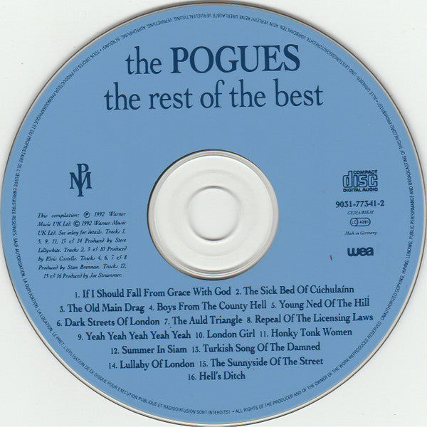 Pogues - The Rest of the Best (1992 CD) NM