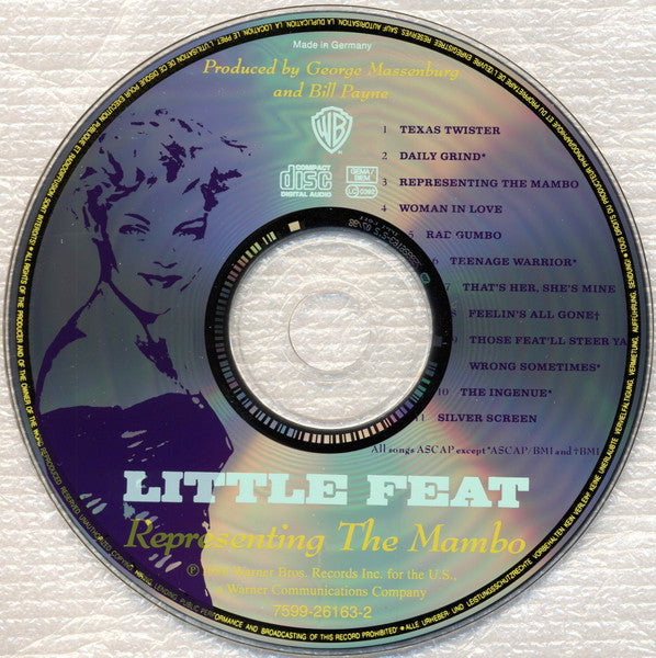 Little Feat - Representing the Mambo (1990 CD) NM