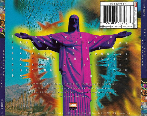 Marillion - Afraid of Sunlight (1995 UK CD) VG+