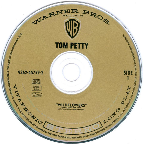 Tom Petty - Wildflowers (1994 CD) NM