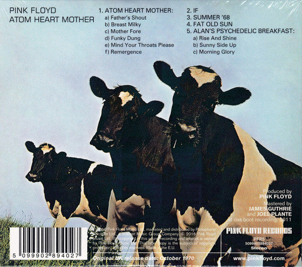 Pink Floyd - Atom Heart Mother (2016 Remaster CD) VG+