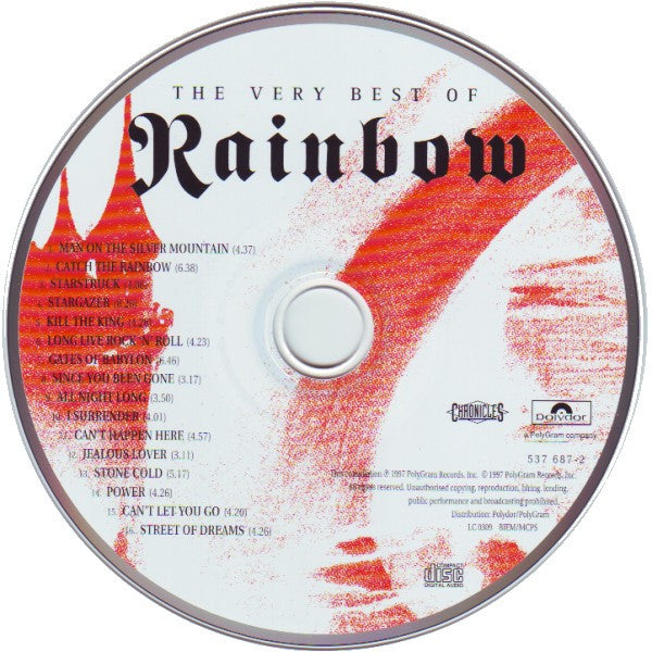 Rainbow -0 The Very Best of (1997 CD) VG+