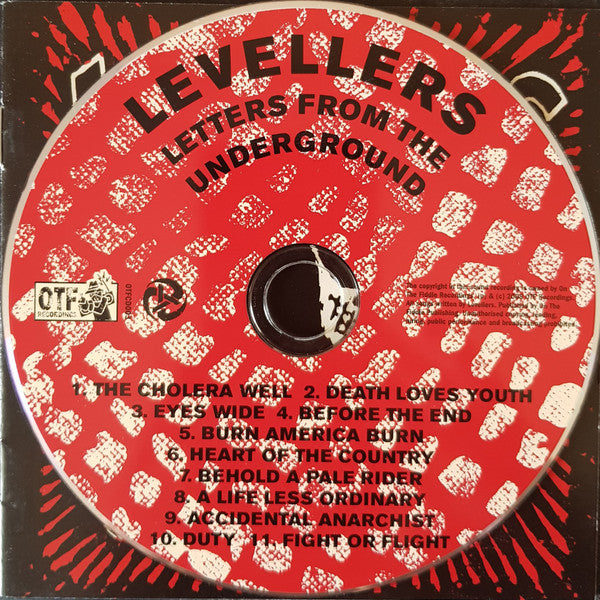 Levellers - Letters From The Underground (2008 CD) Mint