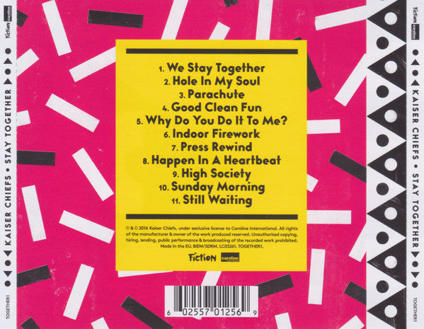 Kaiser Chiefs - Stay Together (2016 CD) Sealed