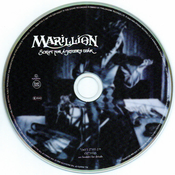 Marillion - Script For A Gesters Tear (2000 CD) NM