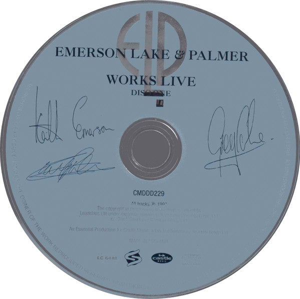 Emerson Lake & Palmer - Works Live (2001 DCD) NM