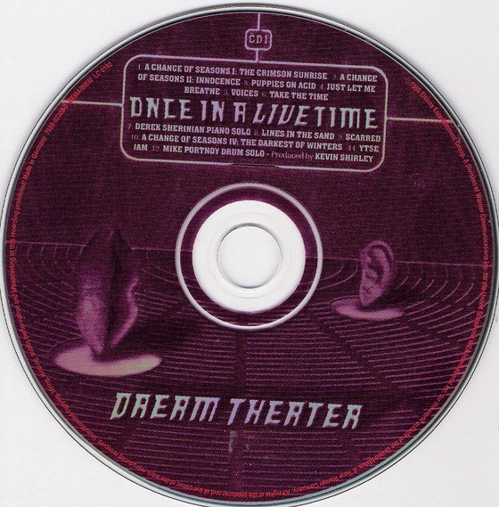 Dream Theater - Once in a Live Time (1998 DCD) Mint