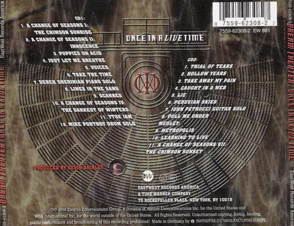 Dream Theater - Once in a Live Time (1998 DCD) Mint