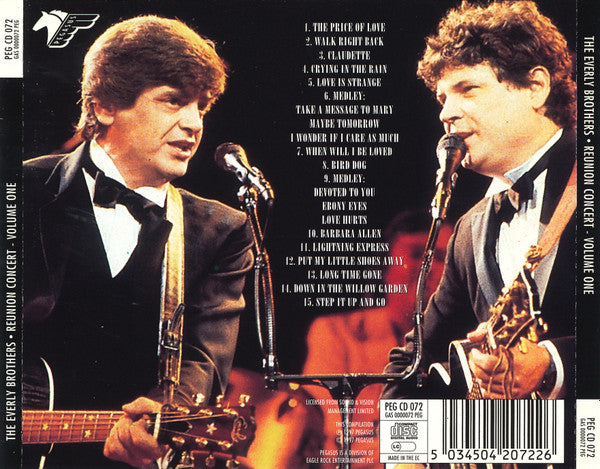 Everly Brothers - Reunion Concert Vol.1 (1997 CD) NM